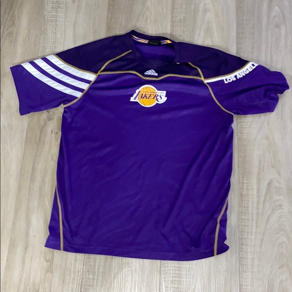 lakers adidas shirt